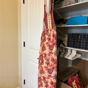 Maaji Floral Red and Pink Dress